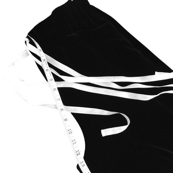 VTG Angel Pie Women Pants Set Langelook Black Velvet Ribbons Oversized OSFM - Picture 12 of 14